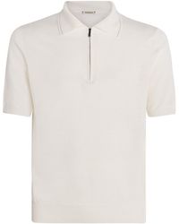 FIORONI CASHMERE - Linen-Cotton Polo Shirt - Lyst