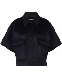 Max Mara - Cashmere Cape Jacket - Lyst