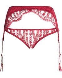 Coco De Mer - Lace Renata Suspenders - Lyst
