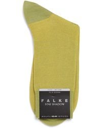 FALKE - Cotton-Blend Fine Shadow Socks - Lyst
