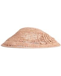Chloé - Raffia Logo Visor - Lyst