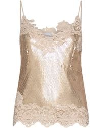 Marella - Sequin Lace-Trim Top - Lyst