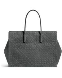 Bottega Veneta - Large Suede Barbara Tote Bag - Lyst