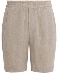 Sunspel - Linen Drawstring Shorts - Lyst