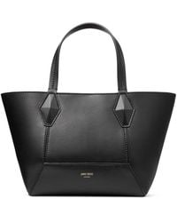Jimmy Choo - Diamond Small Leather Tote Bag - Lyst