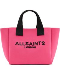 AllSaints - Mini Logo Print Izzy Tote Bag - Lyst
