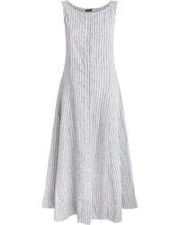Polo Ralph Lauren - Cotton Panelled Midi Dress - Lyst