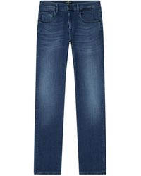 7 For All Mankind - Slimmy Tapered Luxe Performance Plus Jeans - Lyst