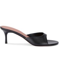 AMINA MUADDI - Leather Jeanne Mules 60 - Lyst