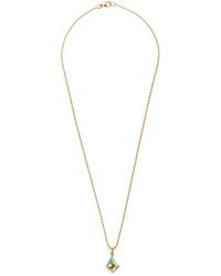 Emily P. Wheeler - Yellow Gold, Diamond And Peridot Twinkle Necklace - Lyst