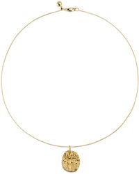 Monica Vinader - Vermeil Talisman Sisterhood Pendant - Lyst