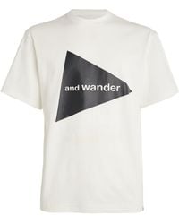 and wander - Logo T-shirt - Lyst