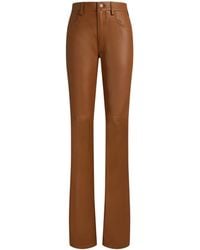 Ralph Lauren - Scottie Leather Trousers - Lyst