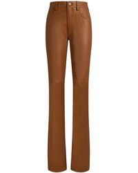 Ralph Lauren - Scottie Leather Trousers - Lyst