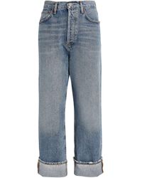 Agolde - Fran Low Slung Straight Jeans - Lyst