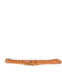 Miu Miu - Calfskin Woven Belt - Lyst