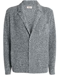 Agnona - Cashmere-cotton Knitted Cardigan - Lyst
