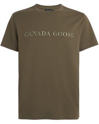 Canada Goose - T-Shirt With Embroidered Logo - Lyst