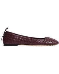 Bottega Veneta - Lambskin Charlotte Ballet Flats - Lyst