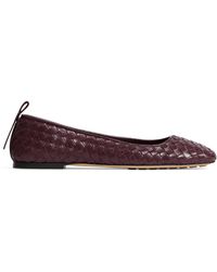 Bottega Veneta - Lambskin Charlotte Ballet Flats - Lyst