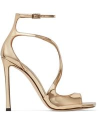 Jimmy Choo - Azia 110 Leather Sandals - Lyst