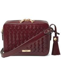 Aspinal of London - Leather Slot Weave Camera Bag - Lyst