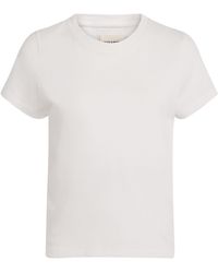 KHAITE - Cotton Jersey Emmylou T-Shirt - Lyst