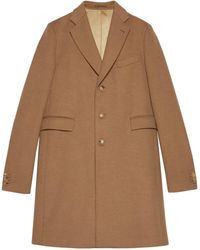 Gucci - Wool Single-breasted Coat - Lyst
