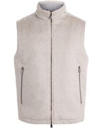 Corneliani - Virgin Wool Padded Gilet - Lyst