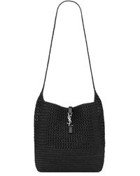Saint Laurent - Raffia Medium Le 5 Ãƒâ 7 Shoulder Bag - Lyst