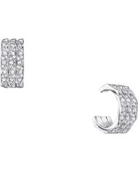 Graff - And Diamond Laurence Signature Triple-Hoop Earrings - Lyst