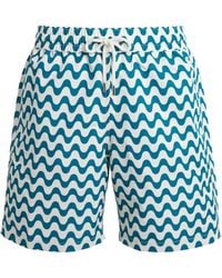 Frescobol Carioca - Printed Santos Swim Shorts - Lyst