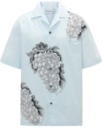 JW Anderson - Cotton Grape Print Shirt - Lyst