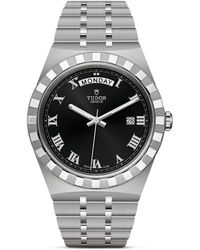 Tudor - Royal Day + Date Stainless Steel Watch 41mm - Lyst