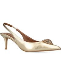 Kurt Geiger - Leather Belgravia Slingback Heels 65 - Lyst