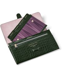 Aspinal of London - Leather Travel Wallet - Lyst