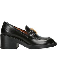 Chloé - Leather Marcie Loafers 25 - Lyst