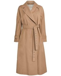 Max Mara - Belted Trench Coat - Lyst