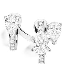 Repossi - And Diamond Serti Sur Vide Single Earring - Lyst