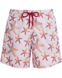 Vilebrequin - Embroidered Starfish Mistral Swim Shorts - Lyst