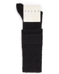 FALKE - Virgin Wool-Blend Declivity Knee-High Socks - Lyst
