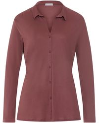 Hanro - Modal-Silk Grand Central Pyjama Shirt - Lyst