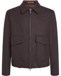 Barena - Wool-Blend Tailored Bomber Jacket - Lyst