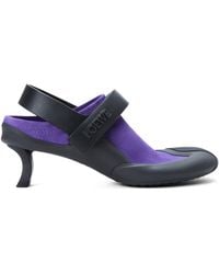Loewe - Leather Dive Slingback Mules 45 - Lyst