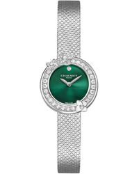 Chaumet - Stainless Steel And Diamond Hortensia Watch - Lyst