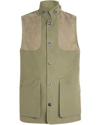 James Purdey & Sons - Cotton Stand-Collar Gilet - Lyst