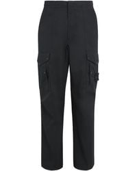Stone Island - Cotton-Canvas All-Weather Ghost Trousers - Lyst