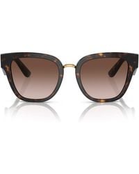 Dolce & Gabbana - Havana Butterfly Sunglasses - Lyst