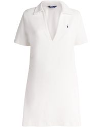 Polo Ralph Lauren - Terry Polo Pony Mini Dress - Lyst