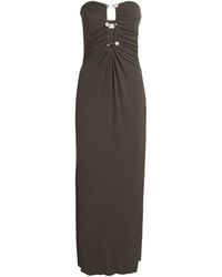 Moré Noir - Jersey Alina Maxi Dress - Lyst